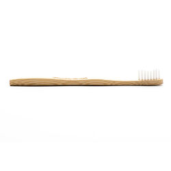 Humble Brush Doğal Yumuşak Çocuklar için Diş Fırçası - Beyaz - Thumbnail