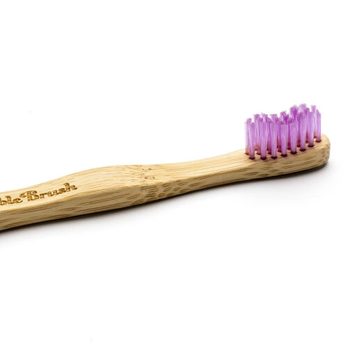 Humble Brush Doğal Yumuşak Çocuklar için Diş Fırçası - Lila