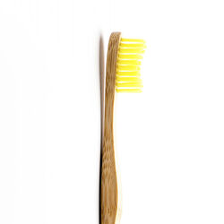 Humble Brush Doğal Yumuşak Yetişkin Diş Fırçası - Sarı - Thumbnail