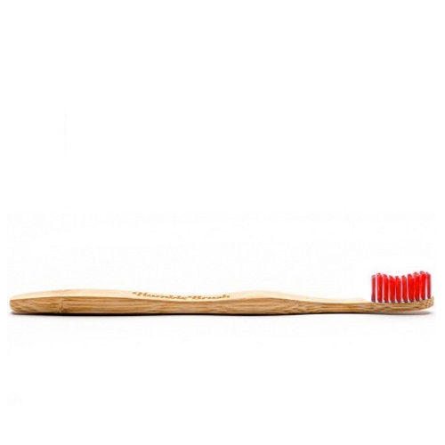 Humble Brush Doğal Yumuşak Yetişkin Diş Fırçası - Kırmızı