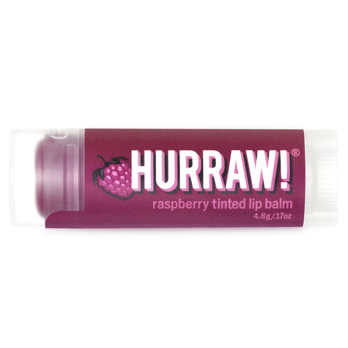 Hurraw Raspberry Tinted Lip Balm - Ahududu 4.8 gr