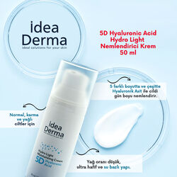 İdea Derma 5D Hyaluronic Acid Hydro Light Nemlendirici Krem 50 ml - Thumbnail