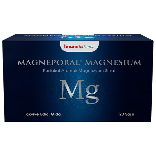 İmuneks Farma Magneporal Magnesium 20 Adet