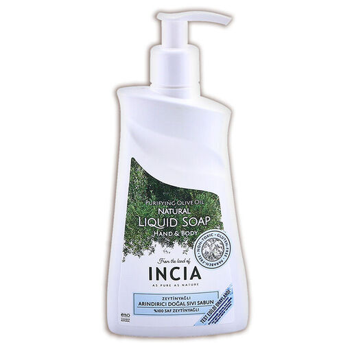 INCIA Arındırıcı Zeytinyağlı Doğal Sıvı Sabun 250 ml