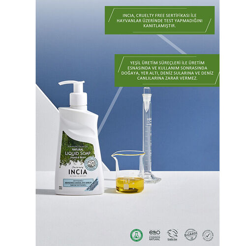 INCIA Arındırıcı Zeytinyağlı Doğal Sıvı Sabun 250 ml