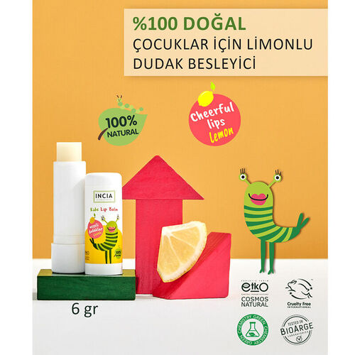 INCIA Bergamot & Limonlu Doğal Dudak Besleyici 6g