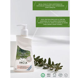 INCIA Hassas Ciltler İçin Zeytinyağlı Doğal Sıvı Sabun 250 ml - Thumbnail