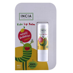 INCIA Kids Lip Balm Dudak Besleyici Limon 6 gr - Thumbnail
