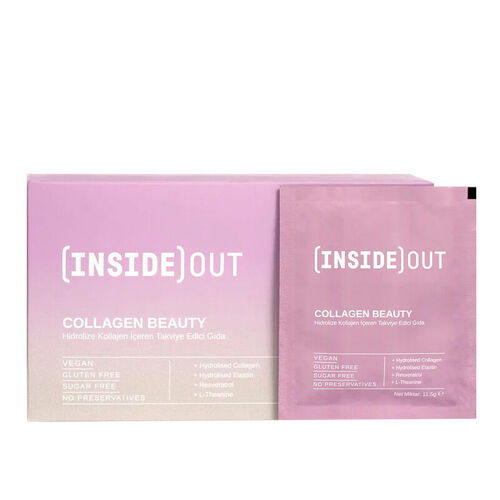 INSIDEOUT Collagen Beauty Takviye Edici Gıda 11,5 gr x 21 Saşe