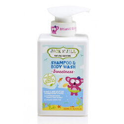 Jack and Jill Natural Bathtime Shampoo & Body Wash 300ml - Sweetness - Thumbnail