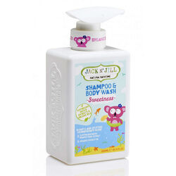 Jack and Jill Natural Bathtime Shampoo & Body Wash 300ml - Sweetness - Thumbnail