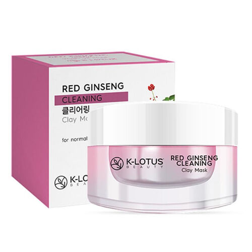 K-Lotus Beauty Kırmızı Ginseng Özlü Temizleyici Besleyici Kil Maskesi 30 ml