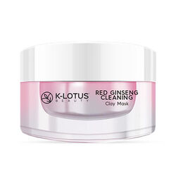 K-Lotus Beauty Kırmızı Ginseng Özlü Temizleyici Besleyici Kil Maskesi 30 ml - Thumbnail