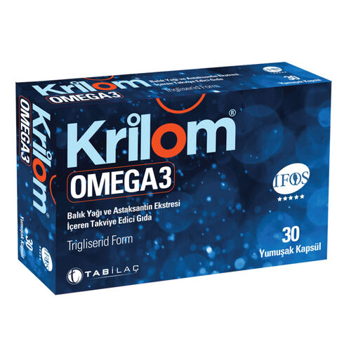 Krilom Omega 3 Yumuşak Kapsül 30 Kapsül