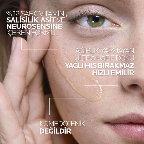 La Roche Posay Saf C Vitamini Işıltı Veren Antioksidan Serum 30 ml