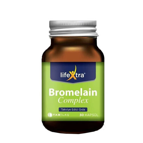 LifeXtra Bromelain Complex Takviye Edici Gıda 30 Kapsül