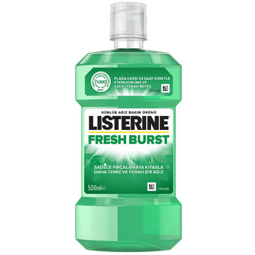 Listerine Fresh Burst Ağız Bakım Ürünü 500 ml