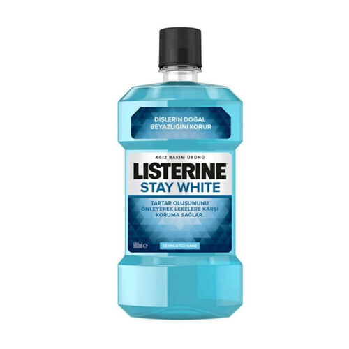Listerine Stay White Serinletici Nane Ağız Bakım Ürünü 500 ml