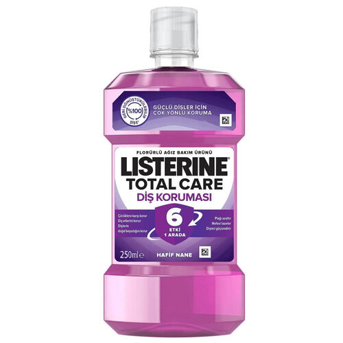 Listerine Total Care 6 Etki 1 Arada Hafif Tat Ağız Bakım Ürünü 250 ml