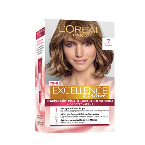 Loreal Paris Excellence Creme Saç Boyası 7 Kumral