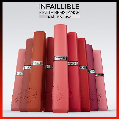 Loreal Paris Infailible Matte Resistance Likit Mat Ruj - 500 Wine Not