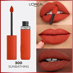 Loreal Paris Matte Resistance Liquid Lipstick 300 Sunbathing - Thumbnail