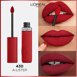 Loreal Paris Matte Resistance Liquid Lipstick 430 A-Sister - Thumbnail