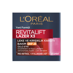 Loreal Paris Revitalift Lazer X3 Leke ve Kırışıklık Karşıtı Bakım GFK 25 50 ml - Thumbnail