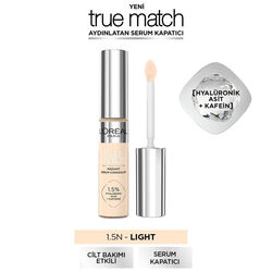 Loreal Paris True Match Radiant Serum Concealer 1.5N 11 ml - Thumbnail