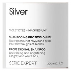 Loreal Professionnel Çok Açık Sarı, Gri ve Beyaz Saçlar için Renk Dengeleyici Mor Şampuan 300 ml - Thumbnail