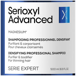 Loreal Professionnel Serioxyl Advanced İncelmiş Saç Telleri için Yoğunluk Kazandıran Şampuan 500 ml - Thumbnail
