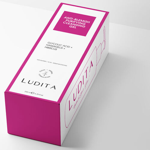 Ludita Lekeli Ciltler için Hibiscus Özlü Arındıcı Yüz Yıkama Jeli 200 ml