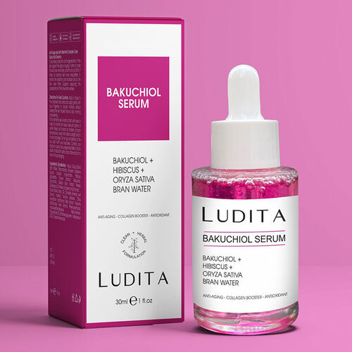 Ludita Yaşlanma Karşıtı Bakuchiol + Hibiscus Serum 30 ml