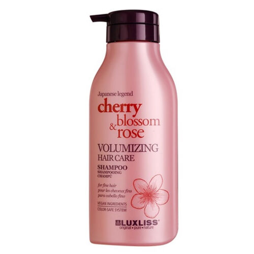 Luxliss Cherry Blossom Rose Volumizing Hair Care Shampoo 500 ml