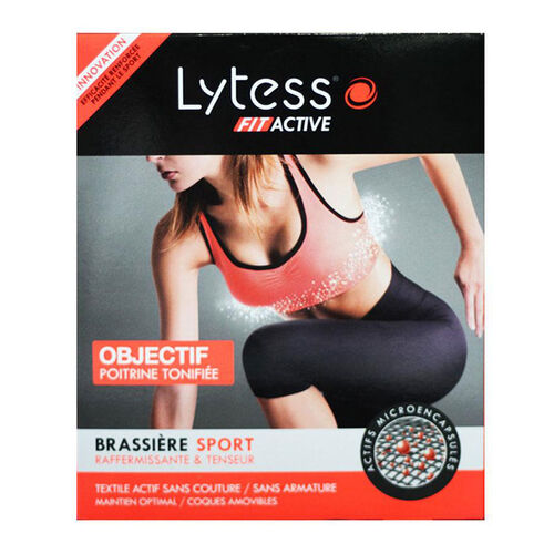 Lytess Fit Active Brassiere Sport Şekillendirici Spor Sütyeni Turuncu XL Orange/Corail