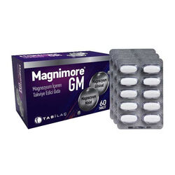 Magnimore GM Magnezyum İçeren Takviye Edici Gıda 60 Tablet - Thumbnail