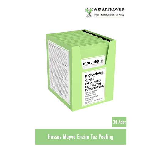 Maruderm AHA Meyve Enzim Hassas Toz Peeling 60 gr