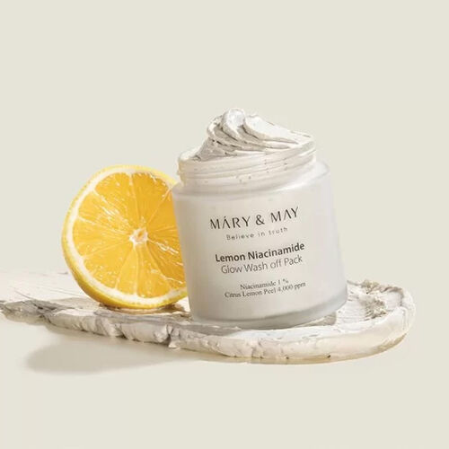 Mary May Lemon Niacinamide Glow Wash Off Pack 125 ml