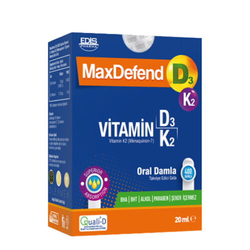 MaxDefend Oral Damla Takviye Edici Gıda 20 ml