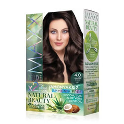 Maxx Deluxe Natural Beauty Saç Boyası 4.0 Kahve - Thumbnail