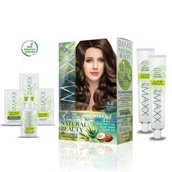 Maxx Deluxe Natural Beauty Saç Boyası 5.0 Açık Kahve - Thumbnail