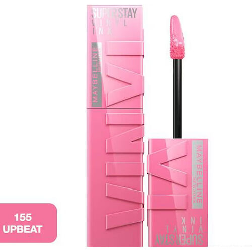 Maybelline New York Super Stay Vinyl Ink Likit Parlak Ruj - 155 Upbeat