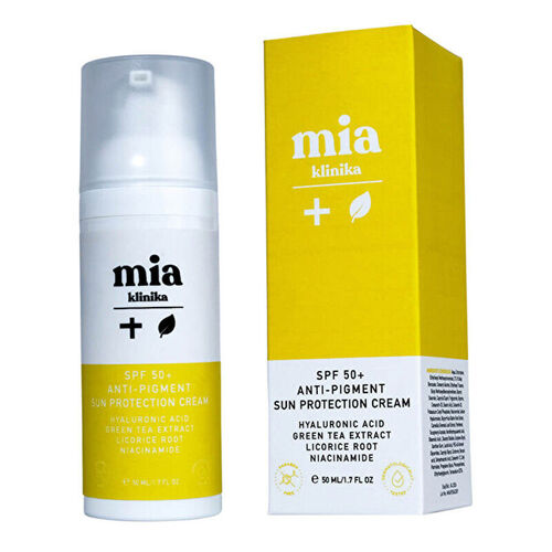 Mia Klinika Spf50 Kırışıklık ve Leke Karşıtı Anti-pigment Yüz Güneş Kremi 50 ml