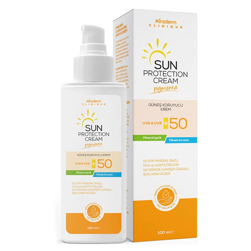 Miraderm Sun Pigmenta Güneş Koruyucu Spf 50 Krem 100 ml