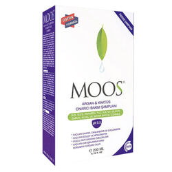 Moos Argan ve Kaktüs Onarıcı Bakım Şampuanı 200 ml - Thumbnail