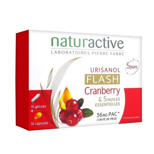 Naturactive Urisanol Flash Cranberry 10 + 10 Kapsül