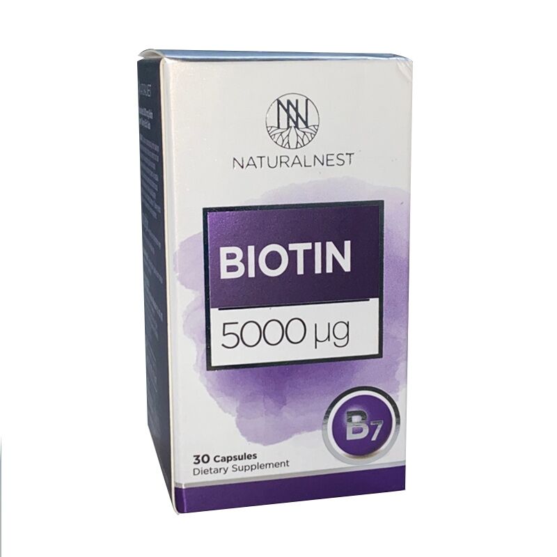 Naturalnest Biotin 5000 ug Takviye Edici Gıda 30 Kapsül