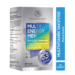 Naturalnest Multi Energy Men 2x30 Tablet - Thumbnail