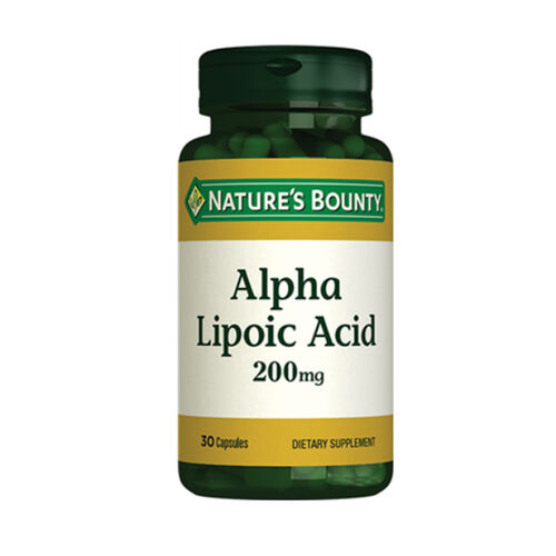 Natures Bounty Alpha Lipoic Acid 200 mg Takviye Edici Gıda 30 Kapsül