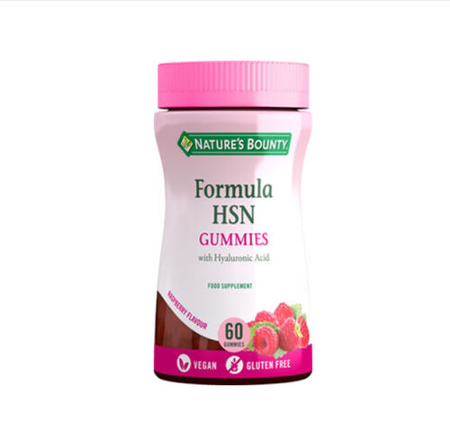 Natures Bounty Formula HSN Gummies with Hyaluronic Acid Takviye Edici Gıda 60 çiğnenebilir form